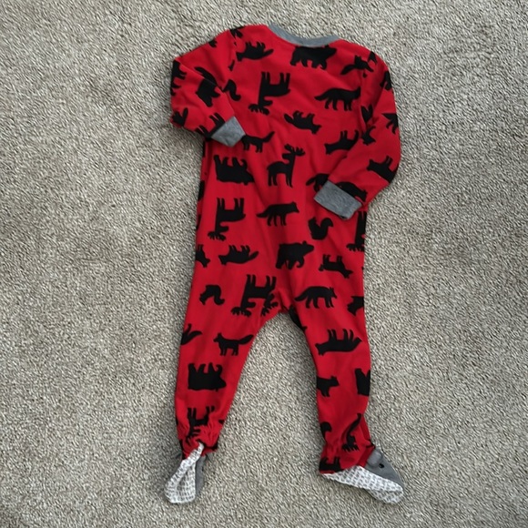 Infant Carters Fleece sleepers size 18 months. VGUC - Picture 9 of 11